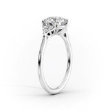 D Color Moissanite Seven Stone Pear Cut Anniversary Day Gift For Her
