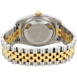 D Color Moissanite Dual Tone Red Color Arabic Dial Watch