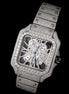 Skeleton Moissanite Diamond Iced Out Watch