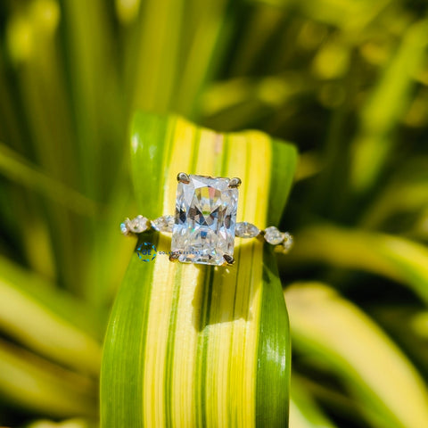 Radiant Cut Lab Grown Diamond Engagement Ring