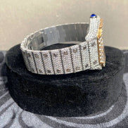 Yellow & White Dual Tone Elegant & Stylish Moissanite Watch