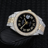 Date Just Dual Tone Moissanite Custom Watch