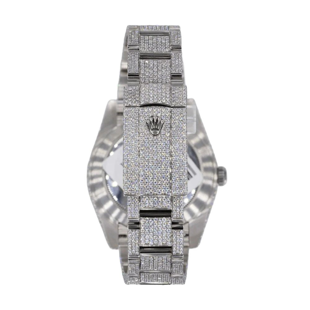 Iced Out Automatic Moissanite 41mm Automatic Watch For Men's