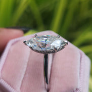 3 Carat Marquise Cut Lab Grown Diamond Ring