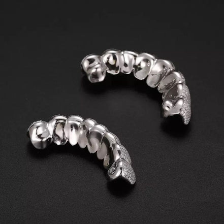 VVS1 Clarity Moissnaite Diamond Teeth Grillz