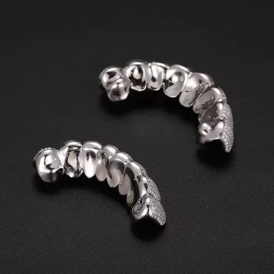 VVS1 Clarity Moissnaite Diamond Teeth Grillz
