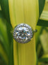 Round Cut Lab Grown Diamond Halo Engagement Ring