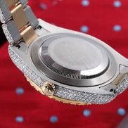 Moissanite Diamond Automatic Date Just Wrist Watch