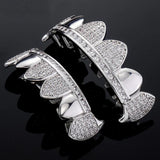 Iced Out Moissanite Bar Hip Hop Grillz Gift For Men's