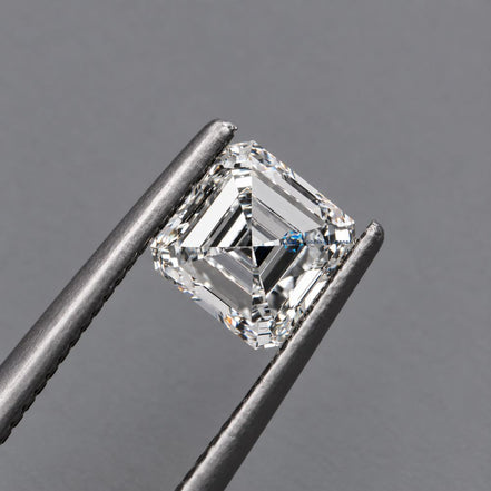 Asscher Cut Lab Grown Diamond, IGI Certified Loose Diamond Stone