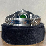 Grey Dial Stainless Steel Moissanite Diamond Watch