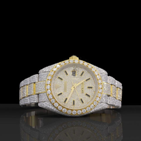 Elegant And Stylish Moissanite Diamond Wrist Watch