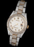 Dual Tone Moissanite Diamond Wrist Watch