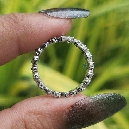 Marquise & Round Cut Lab Grown Diamond Full Eternity Band