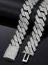 3 Row Moissanite Diamond Luxury Hip Hop Chain