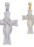 Classic But Down Cross Moissanite Pendant