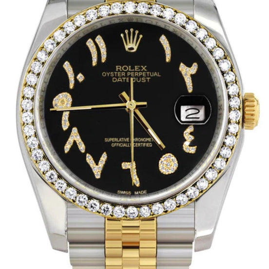 Shiny And Elegant Handmade Moissanite Watch For Men's