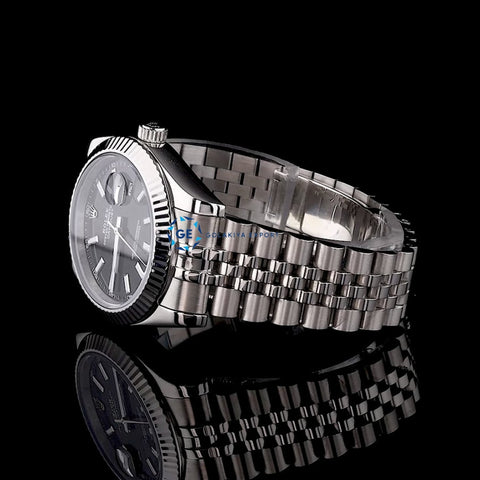 Just Stick Marker Black Dial Luxury Wrist Watch For Men's