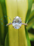 Lab Grown Diamond Ring Oval Cut Lab Created Diamond Ring