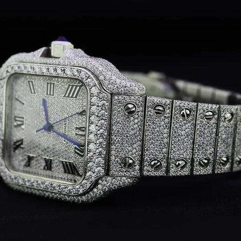 VVS1 Clarity Fully Iced Out Automatic Watch