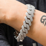 Cuban Link Moissanite Men's Bracelet