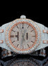 Dual Tone Moissanite Diamond Watch