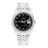 Automatic Stainless Steel Datejust Moissanite Watch
