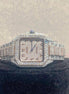 Dual Tone Moissanite Iced Out Automatic Wrist Watch