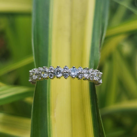 Full Eternity Round Cut Lab Grown Diamond Band