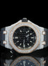 Black Color Dial Moissanite Wrist Watch