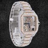 Excellent Moissanite Diamond Iced Out Skeleton Watch For Him