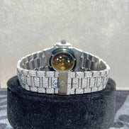 Full White VVS1 Moissanite Automatic Iced Out Watch