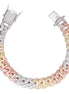 D Color Moissanite Cuban Link Bracelet