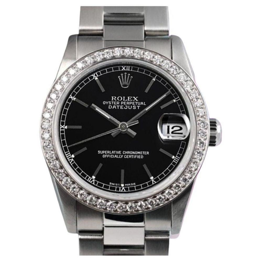 Stainless Steel Datejust Moissanite Luxury Watch For Men's