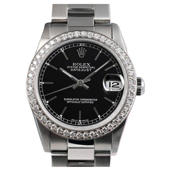 Stainless Steel Datejust Moissanite Luxury Watch For Men's