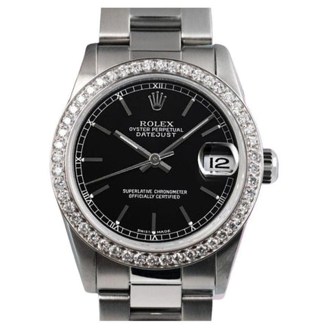 Stainless Steel Datejust Moissanite Luxury Watch For Men's