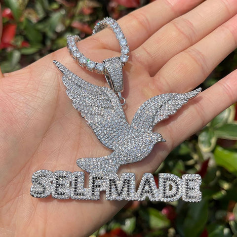 Self Made Iced Out Bling Bling Moissanite Pendant