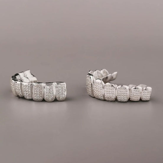 Colorless Moissanite Custom Hip Hop Grillz