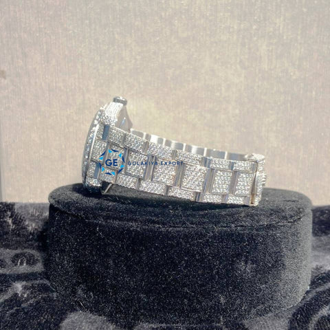 Fully Iced Out Datejust VVS1 Moissanite luxury Watch