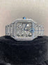 Bust Down Automatic Iced Out Skeleton Moissanite Hip Hop Watch