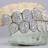 8 On 8 Round Cut Moissanite Customize Grillz