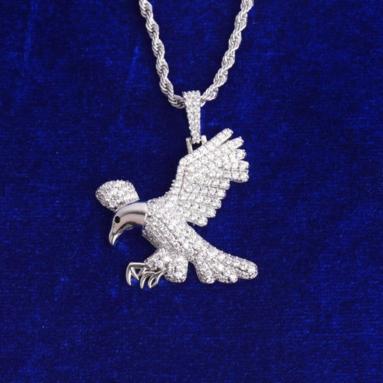 Crowned Majesty Moissanite Diamond Pendant