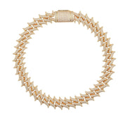 Cuban Link Iced Out Moissanite Chain For Men's