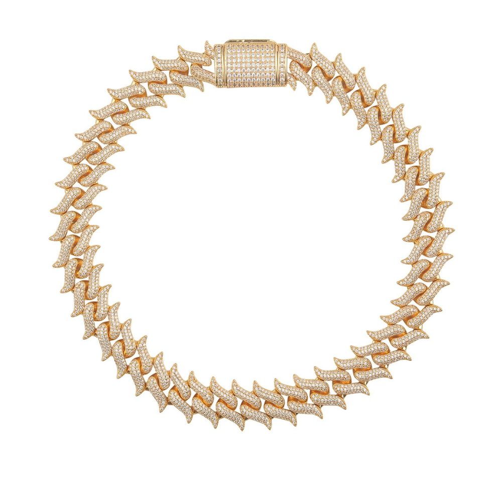 Cuban Link Iced Out Moissanite Chain For Men's