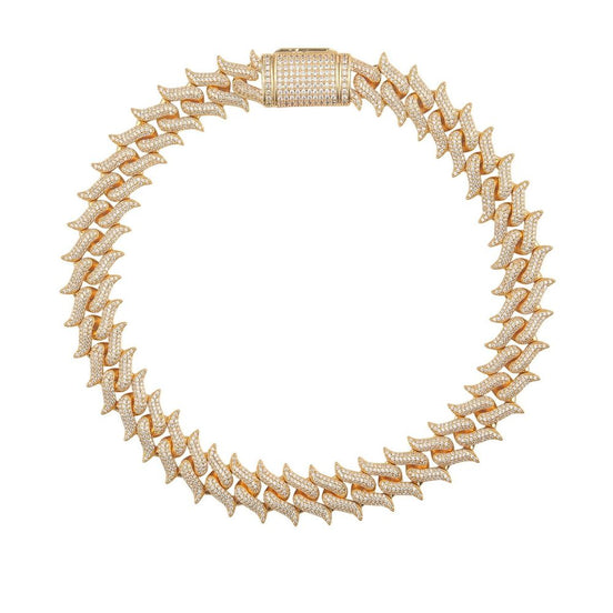 Cuban Link Iced Out Moissanite Chain For Men's