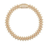 Cuban Link Iced Out Moissanite Chain For Men's