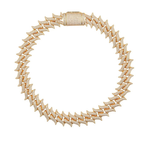 Cuban Link Iced Out Moissanite Chain For Men's