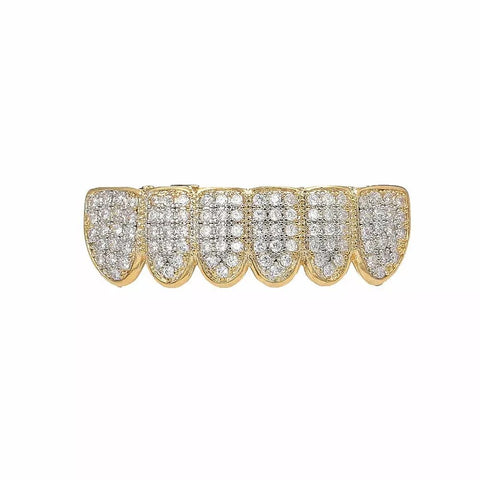 Round Cut Moissanite Handmade Grillz Gift For Men's