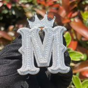 Custom Crown Moissanite Pendant For Men's/ Women's