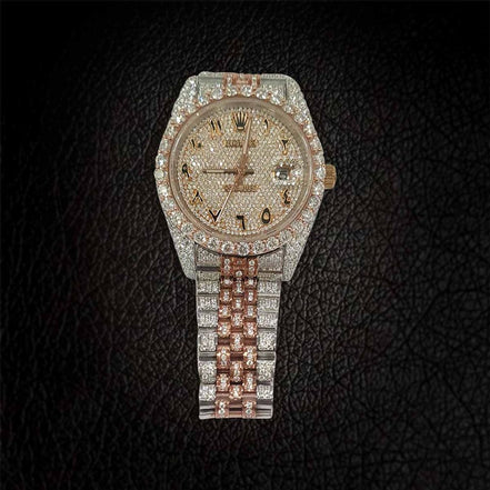 Automatic Bust Down Moissanite Elegant Watch